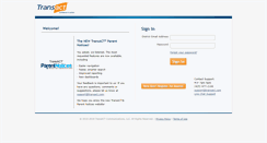 Desktop Screenshot of login.transact.com