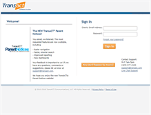 Tablet Screenshot of login.transact.com